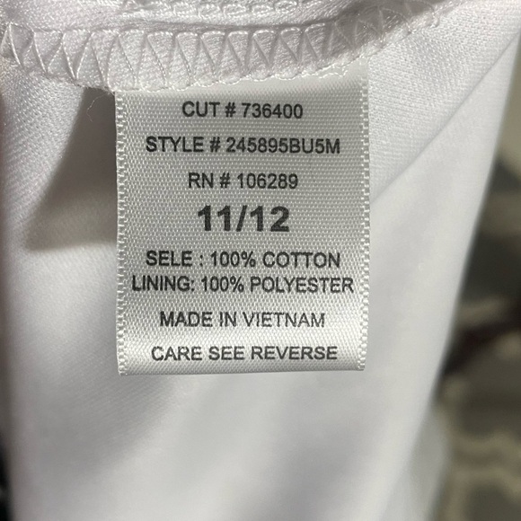 NWT Maurice's Midi Sundress Pin Striped with Embroidery Size 11/12 - Picture 6 of 7